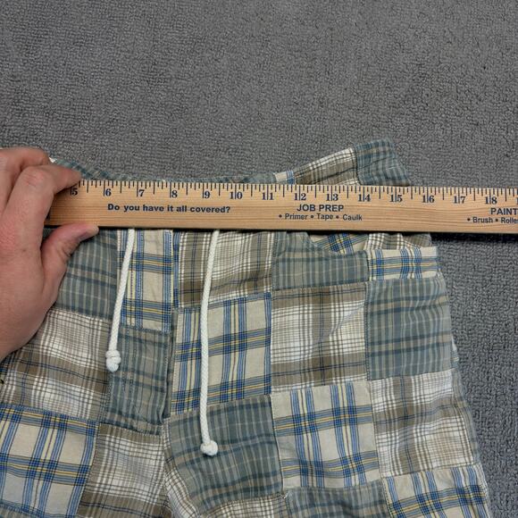 Orvis Womens Pants Multicolor Size 10 Cropped Patchwork Plaid Drawstring VTG Y2K - Picture 6 of 8